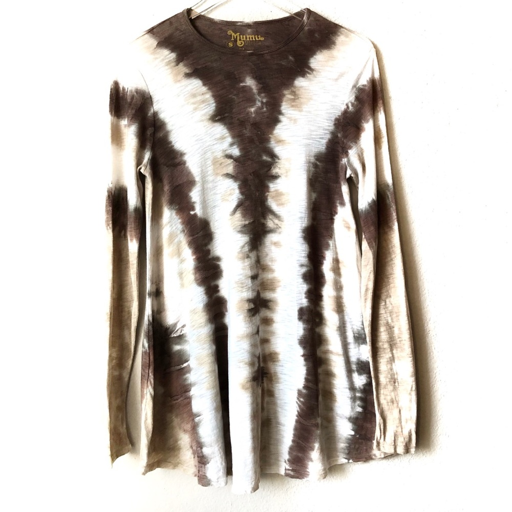 SHOW ME YOUR MUMU MELLOW Tie Dye LS Tunic S